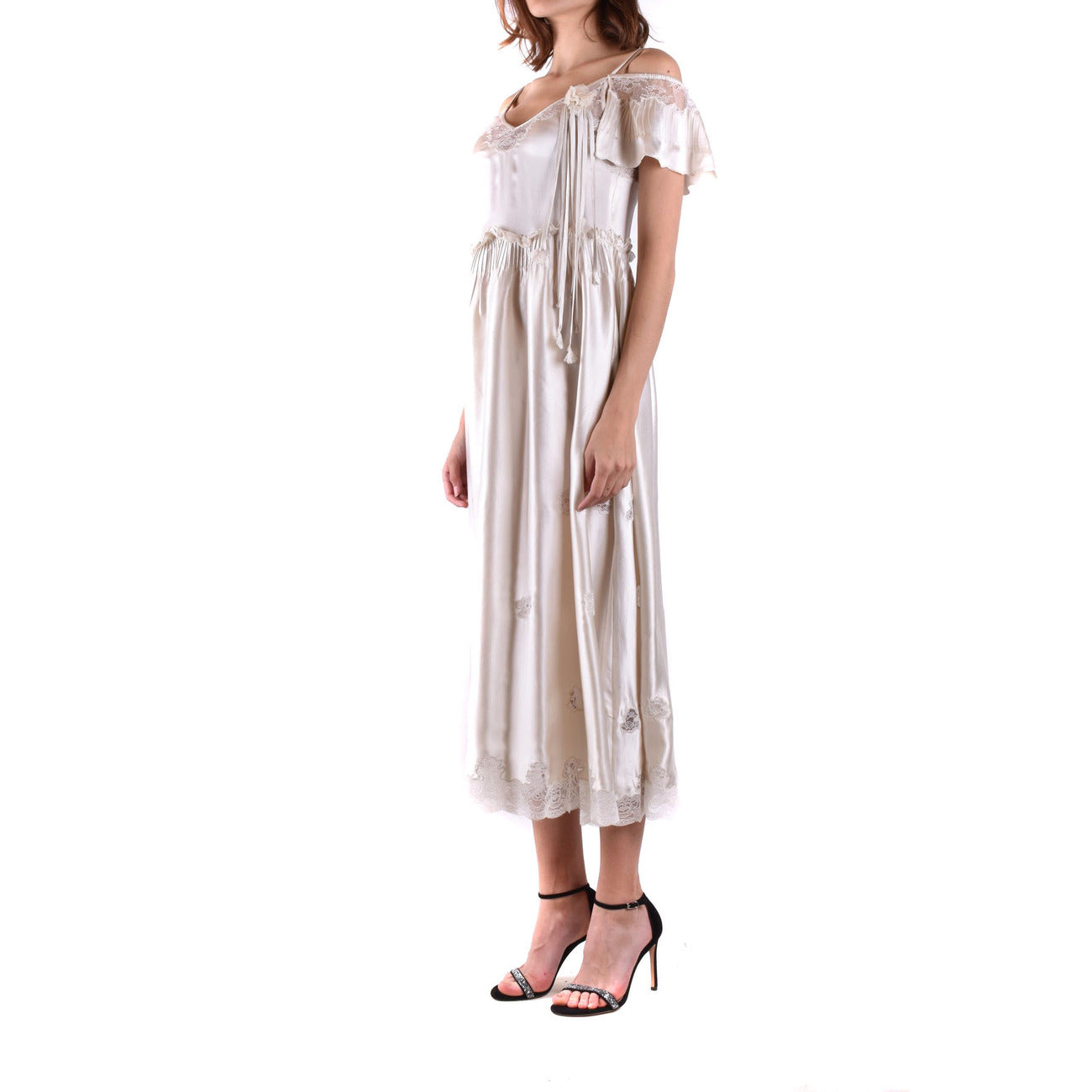 511979 Twinset Abito Bianco Donna Primavera/Estate