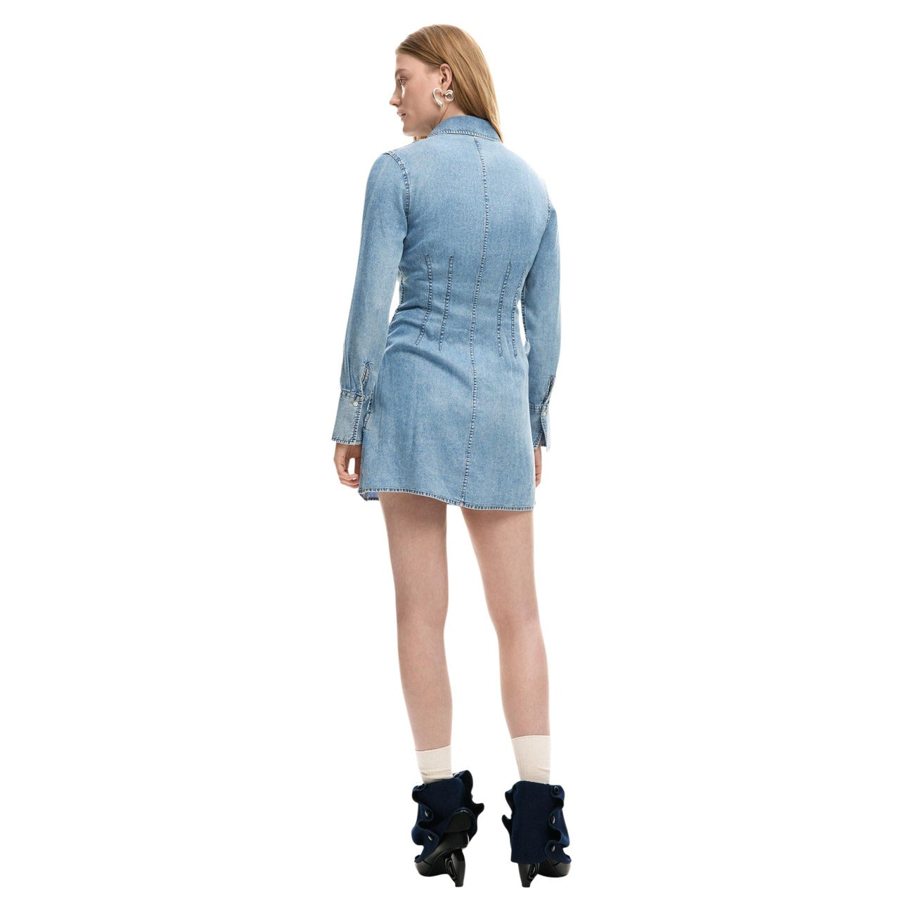 509512 Desigual Abito Azzurro Donna Primavera/Estate