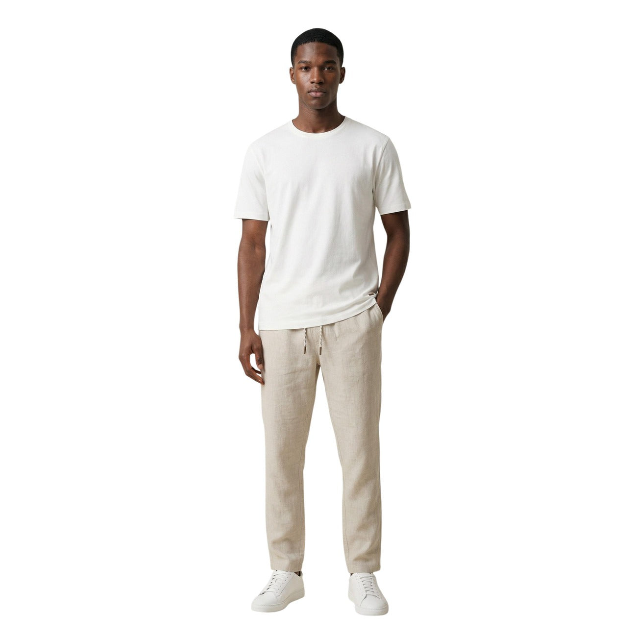 2455671 Gianni Lupo T-Shirt Bianca Uomo