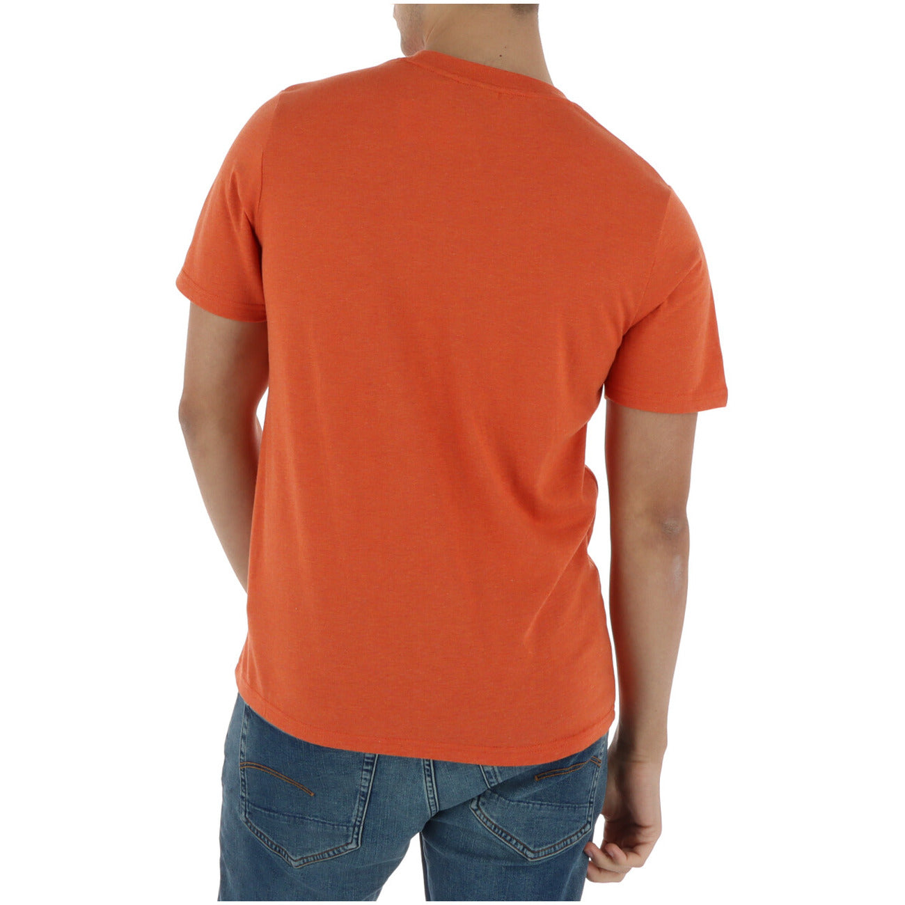 2456711 Superdry T-Shirt Arancione Stampa Uomo