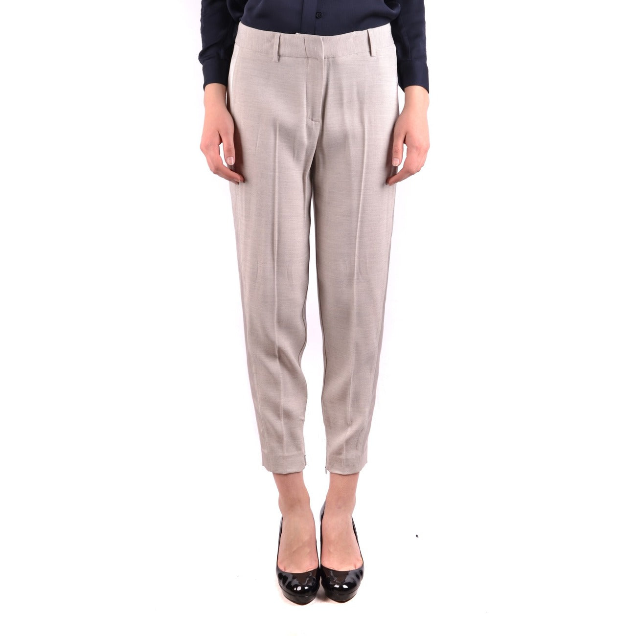 487086 Twin-Set Simona Barbieri Pantaloni Grigio Donna