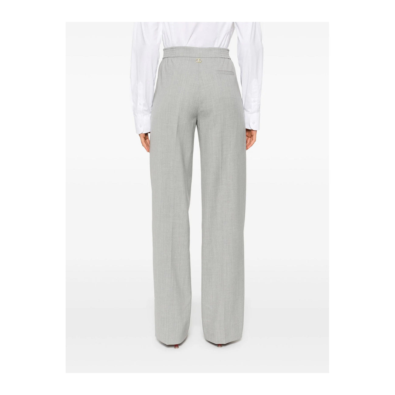 489544 Twinset Pantaloni Grigi Donna Primavera/Estate