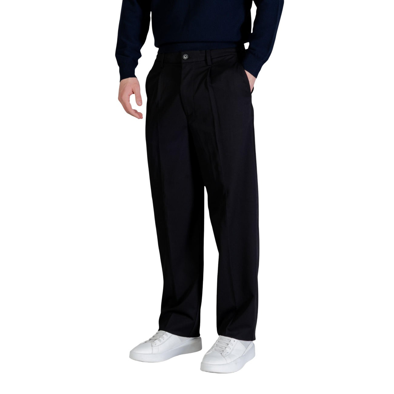 2448497 Only & Sons Pantaloni Nero Poliestere Uomo