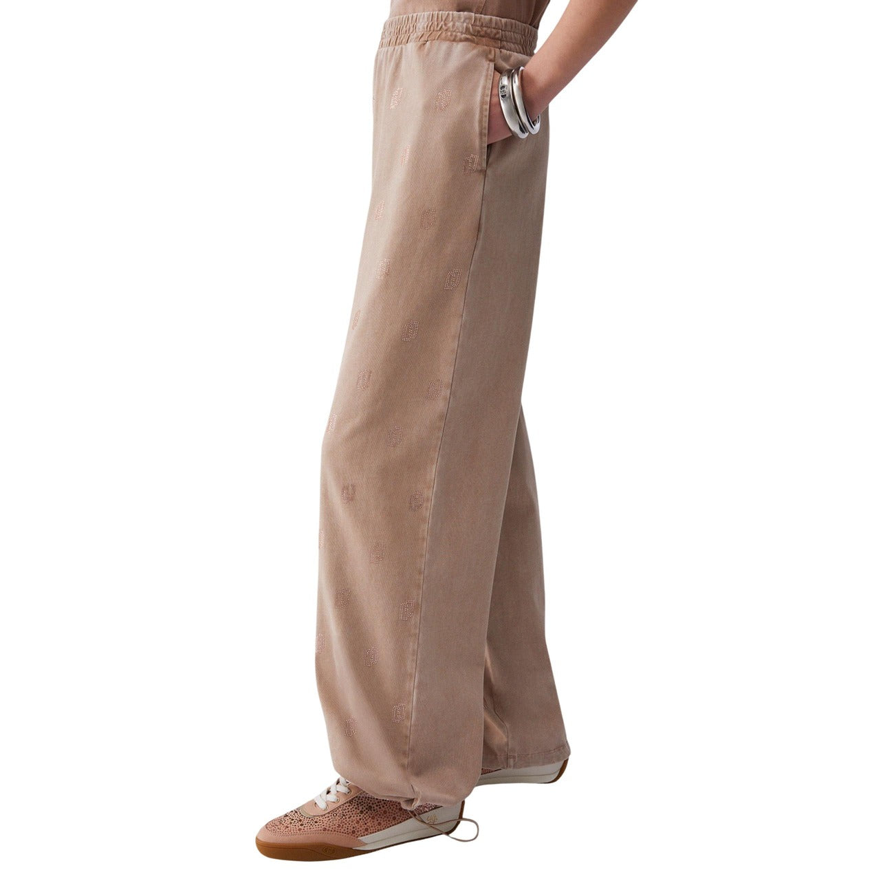 512142 Liu Jo Pantaloni Beige Donna Primavera/Estate