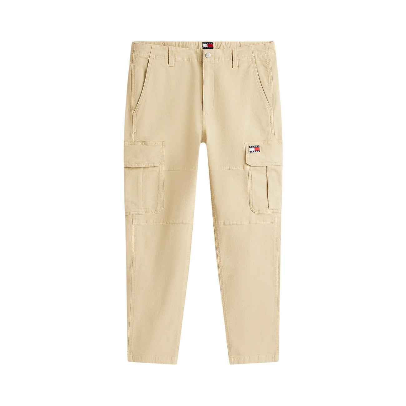 2452989 Tommy Hilfiger Jeans Pantaloni Beige Cotone Organico Uomo