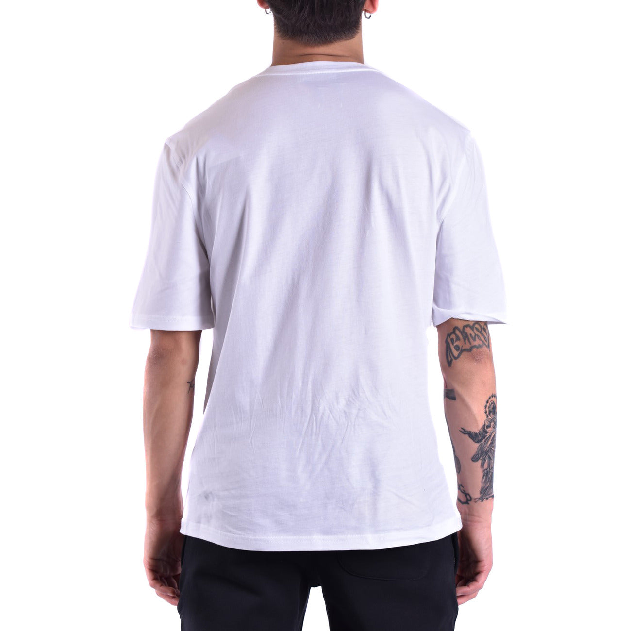 2424510 Moschino T-Shirt Bianca Stampa Uomo