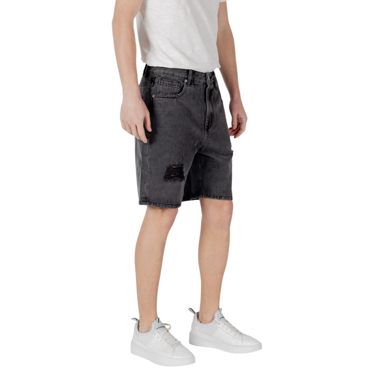 2417911 Gianni Lupo Bermuda Nero Uomo