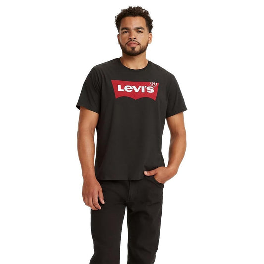 2417289 Levi's T-Shirt Nera Stampa Uomo