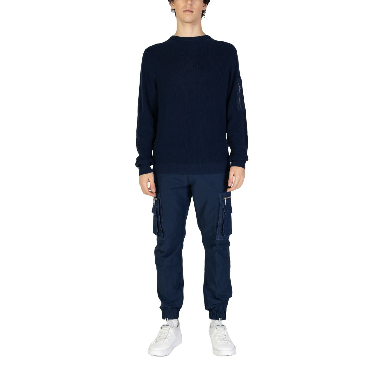2382867 Antony Morato Maglia Blu Cotone Viscosa Uomo