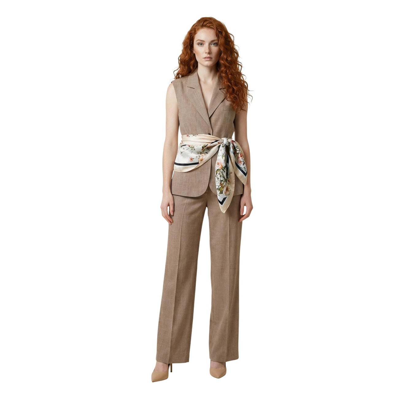512816 Liu Jo Gilet Beige Donna Primavera/Estate