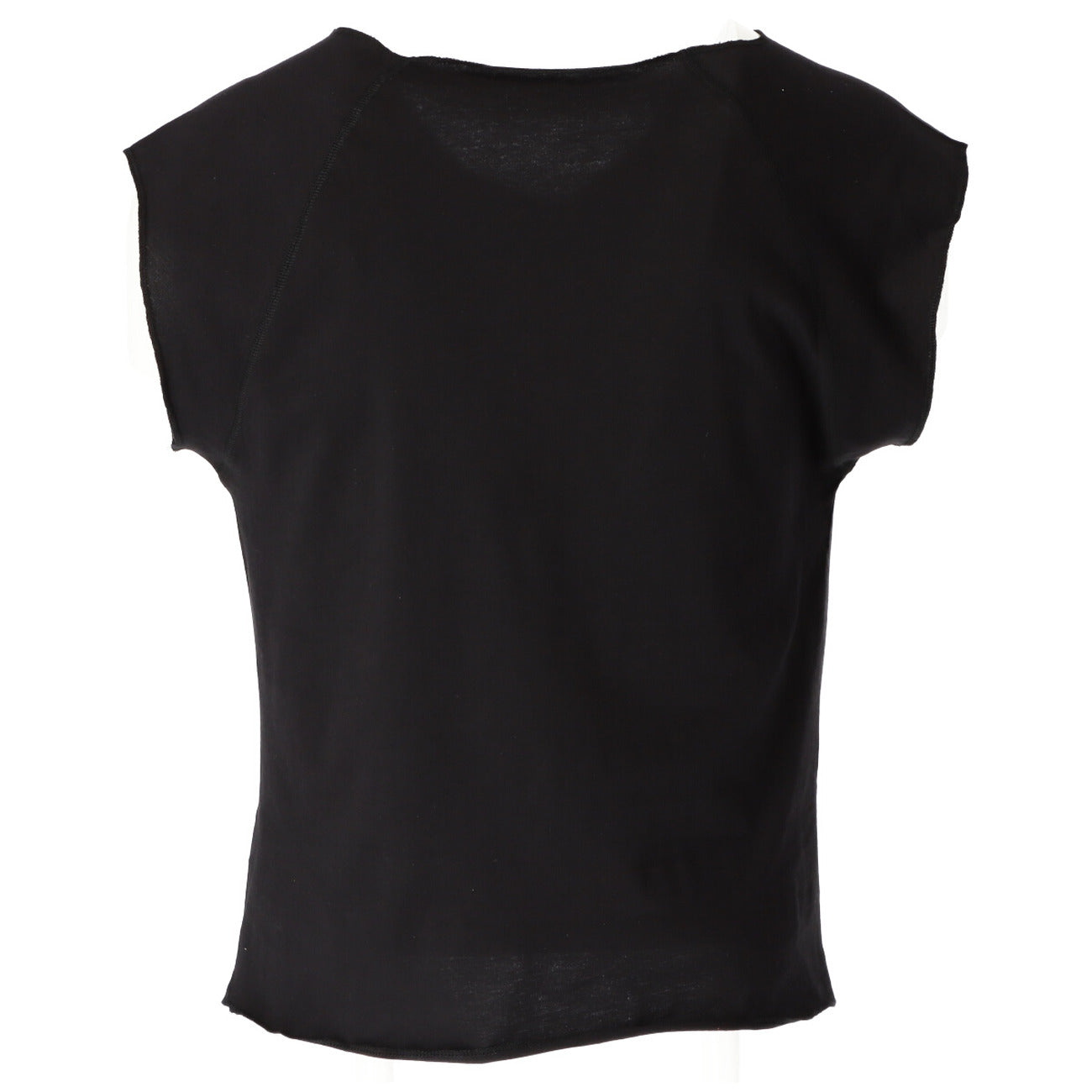 201414 Leone 1947 T-Shirt Nero Cotone Smanicato Uomo