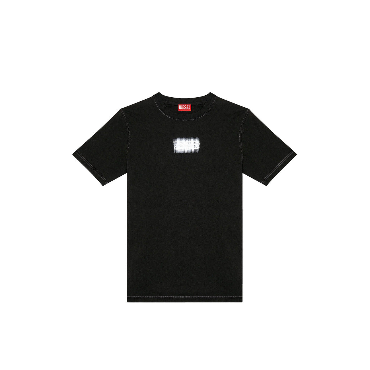 2428765 Diesel T-Shirt Nera Stampa Uomo