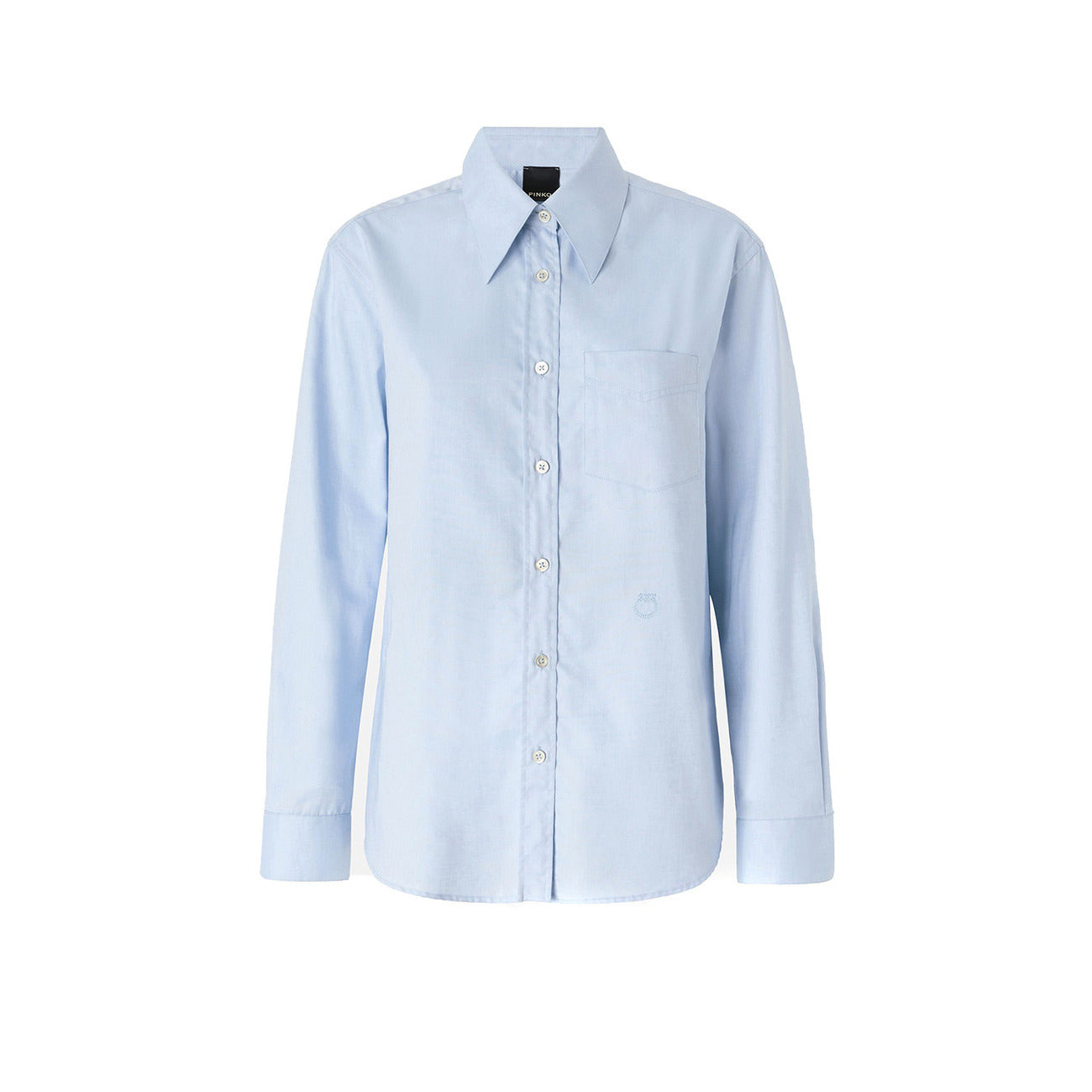 2425168 Pinko Camicia Azzurra Donna Cotone 100% Bottoni