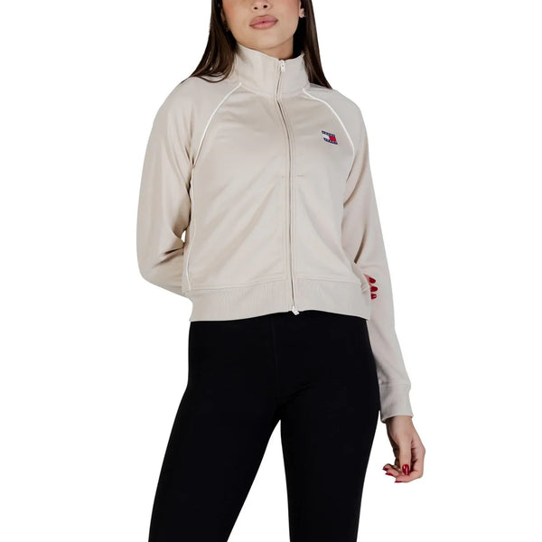 Felpa Donna Beige Poliestere
