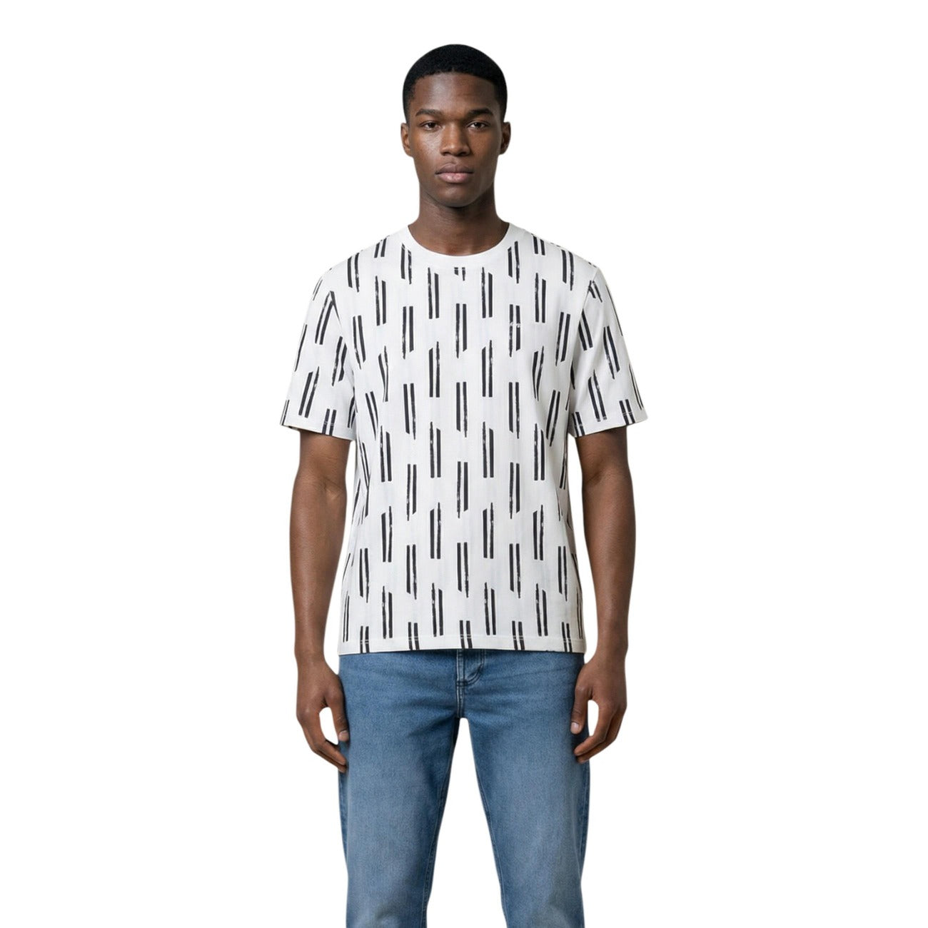 2451745 Antony Morato T-Shirt Blu Stampa 100% Cotone Uomo
