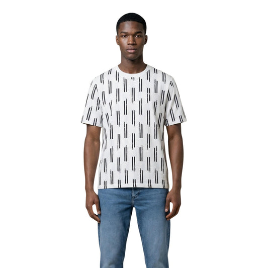 2451745 Antony Morato T-Shirt Blu Stampa 100% Cotone Uomo