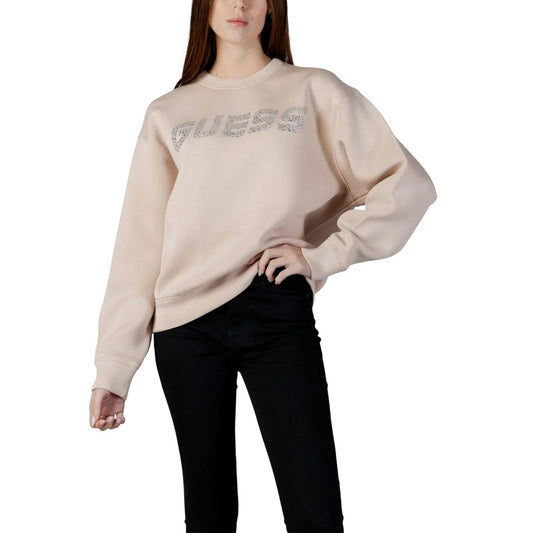 2448761 Guess Active Felpa Rosa Stampa Donna