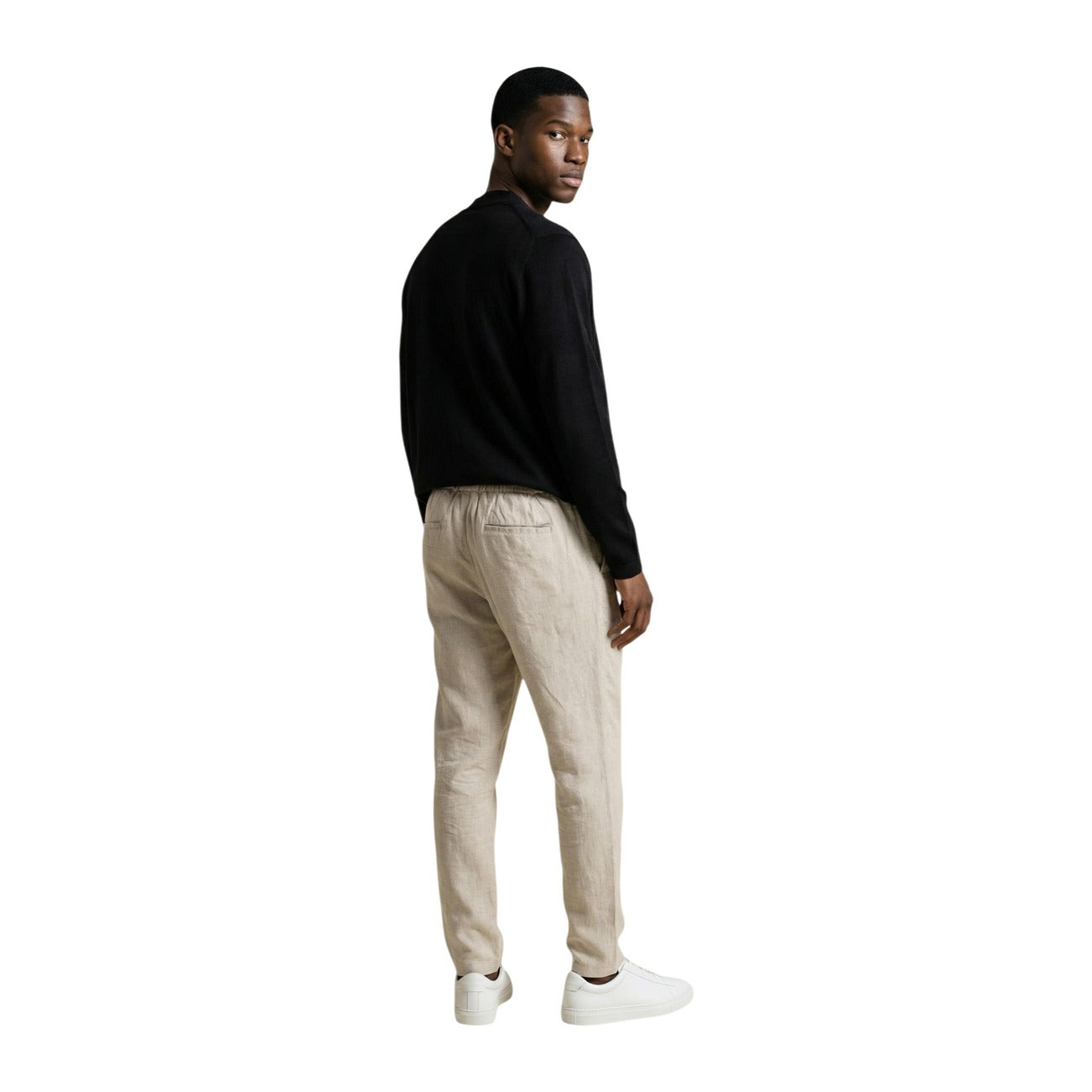 2455600 Gianni Lupo Cardigan Nero Bavero Uomo
