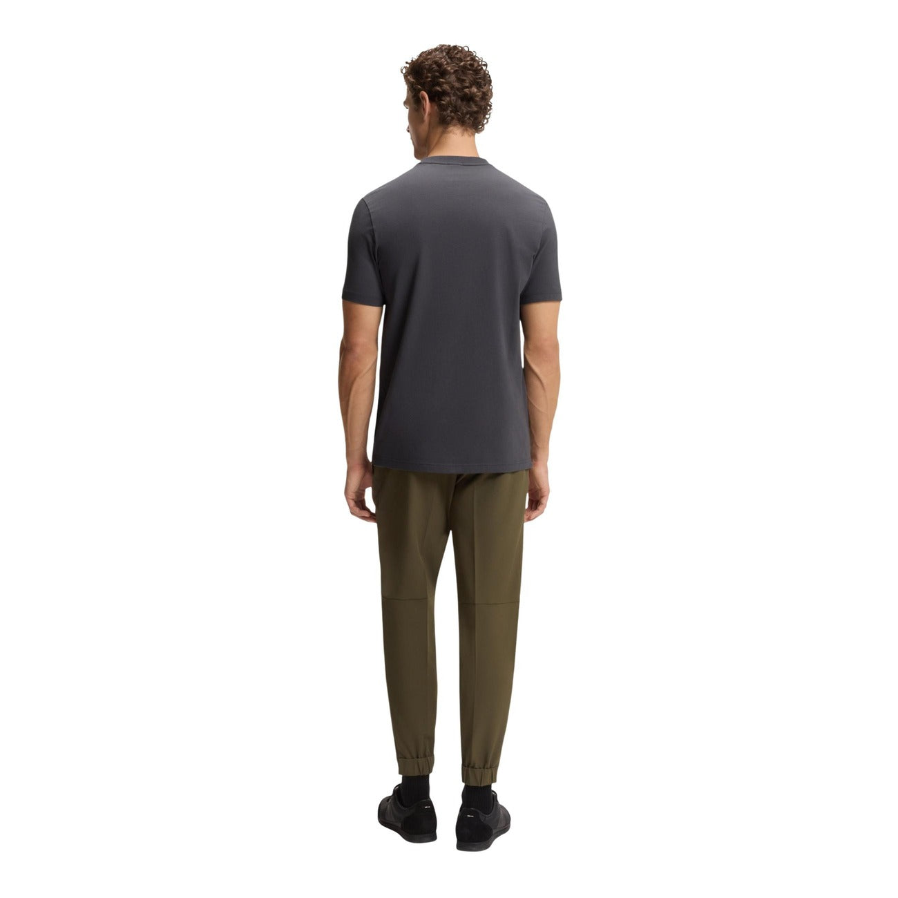 2460260 Boss T-Shirt Grigia Uomo