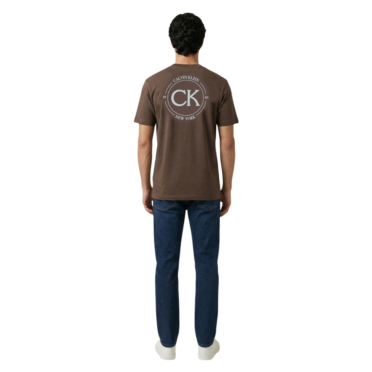 2460284 Calvin Klein Jeans T-Shirt Marrone Uomo