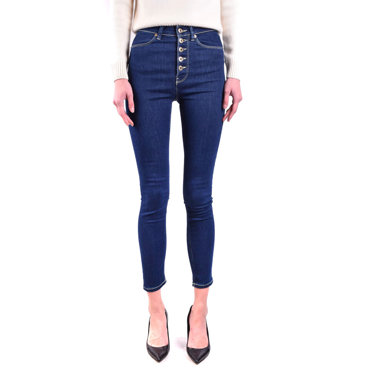 488887 Dondup Jeans Blu Donna