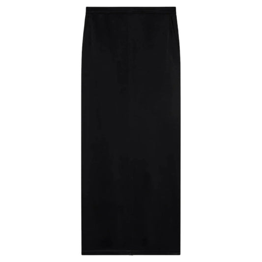 2438344 Pinko Gonna Nera Donna Acetato 91% Cerniera