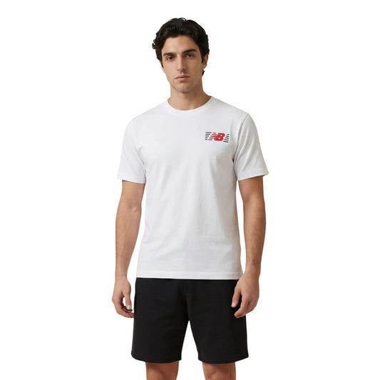 2452866 New Balance T-Shirt Bianco Uomo