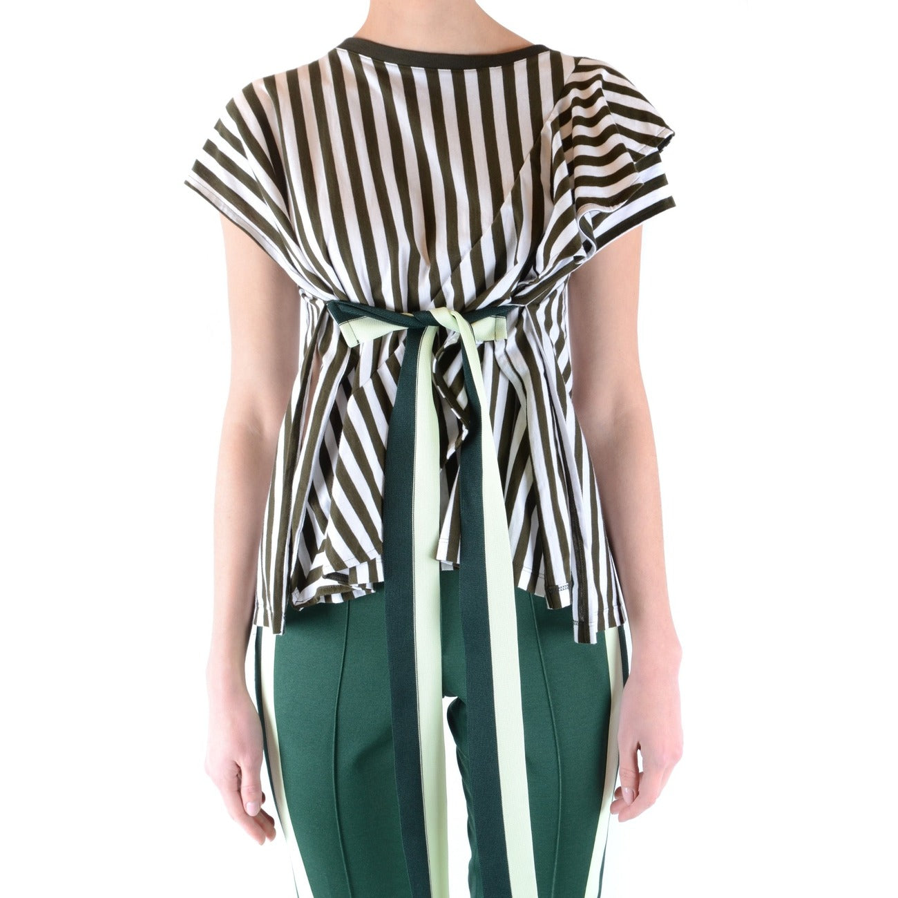487474 Golden Goose Blouse Multicolore Righe Donna