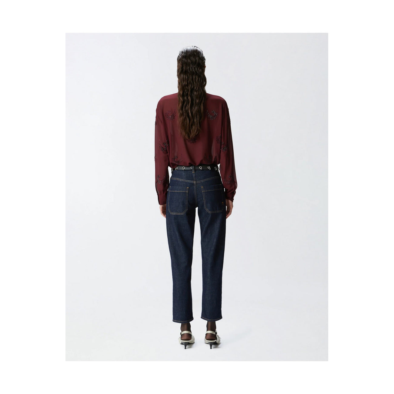 2438294 Pinko Jeans Blu Donna Cotone 99% Tasche