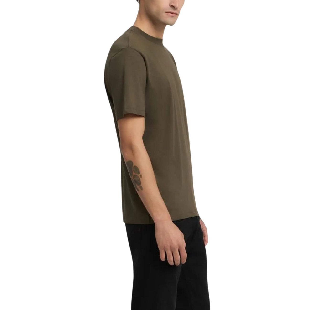 2451725 Replay T-Shirt Verde 100% Cotone Uomo