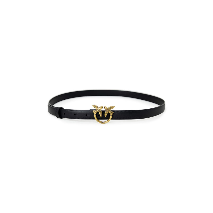 Cintura Nera Donna Pelle 100%