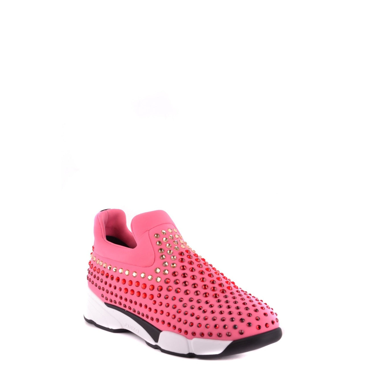2424533 Pinko Sneakers Rosa Donna Tessuto 100% Strass