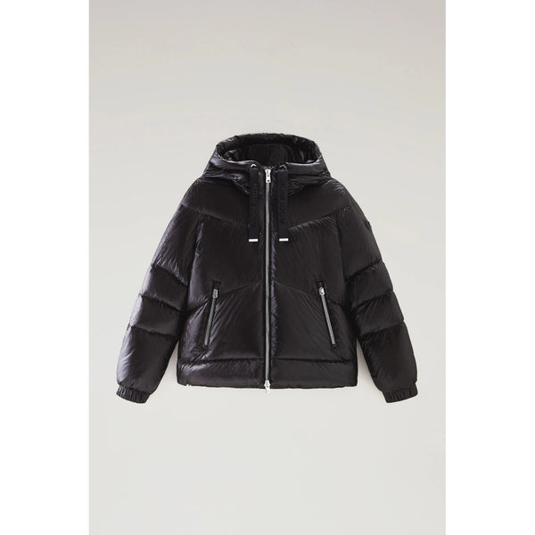 Aliquippa Short Puffer Jacket Black
