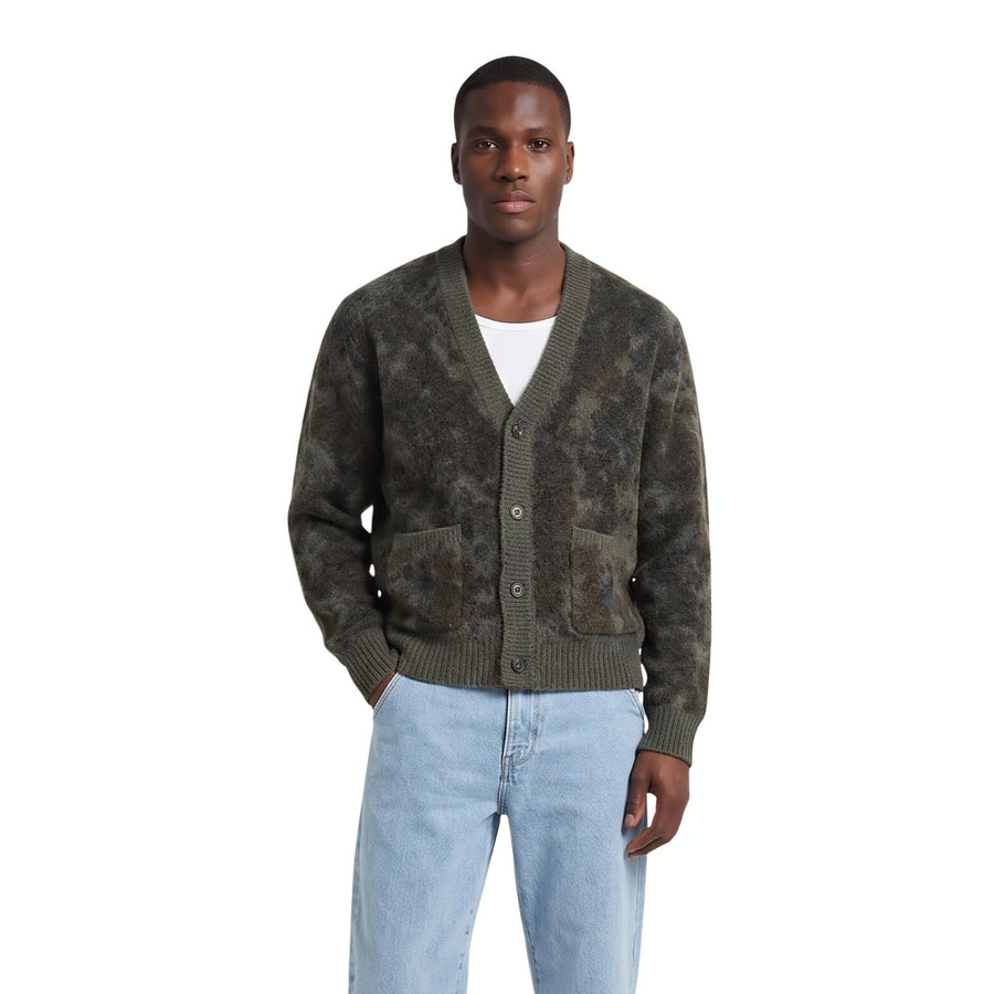 Onswillis Long Sleeve Distressed Jacquard Cardigans Uomo
