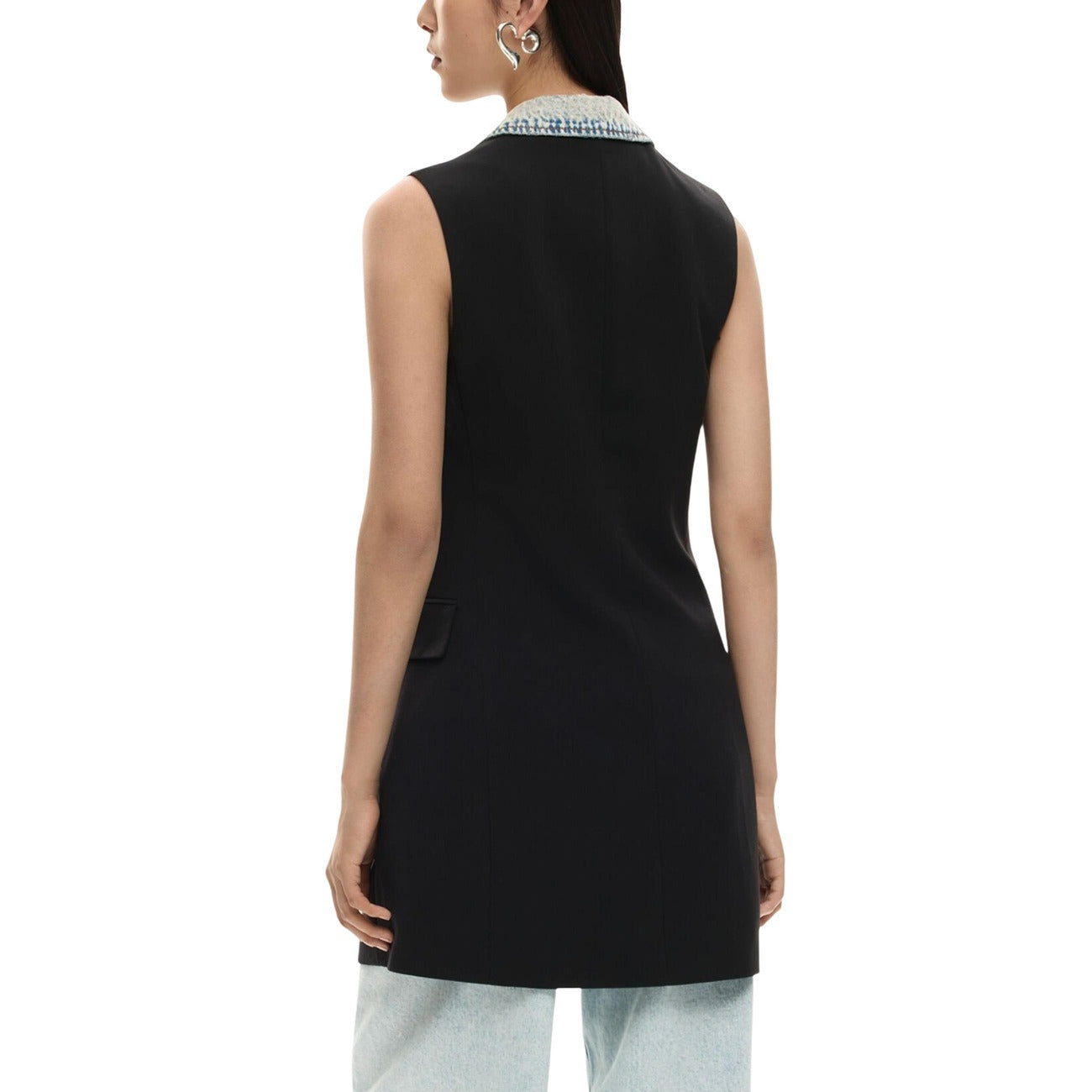 506347 Desigual Abito Nero Donna Primavera/Estate