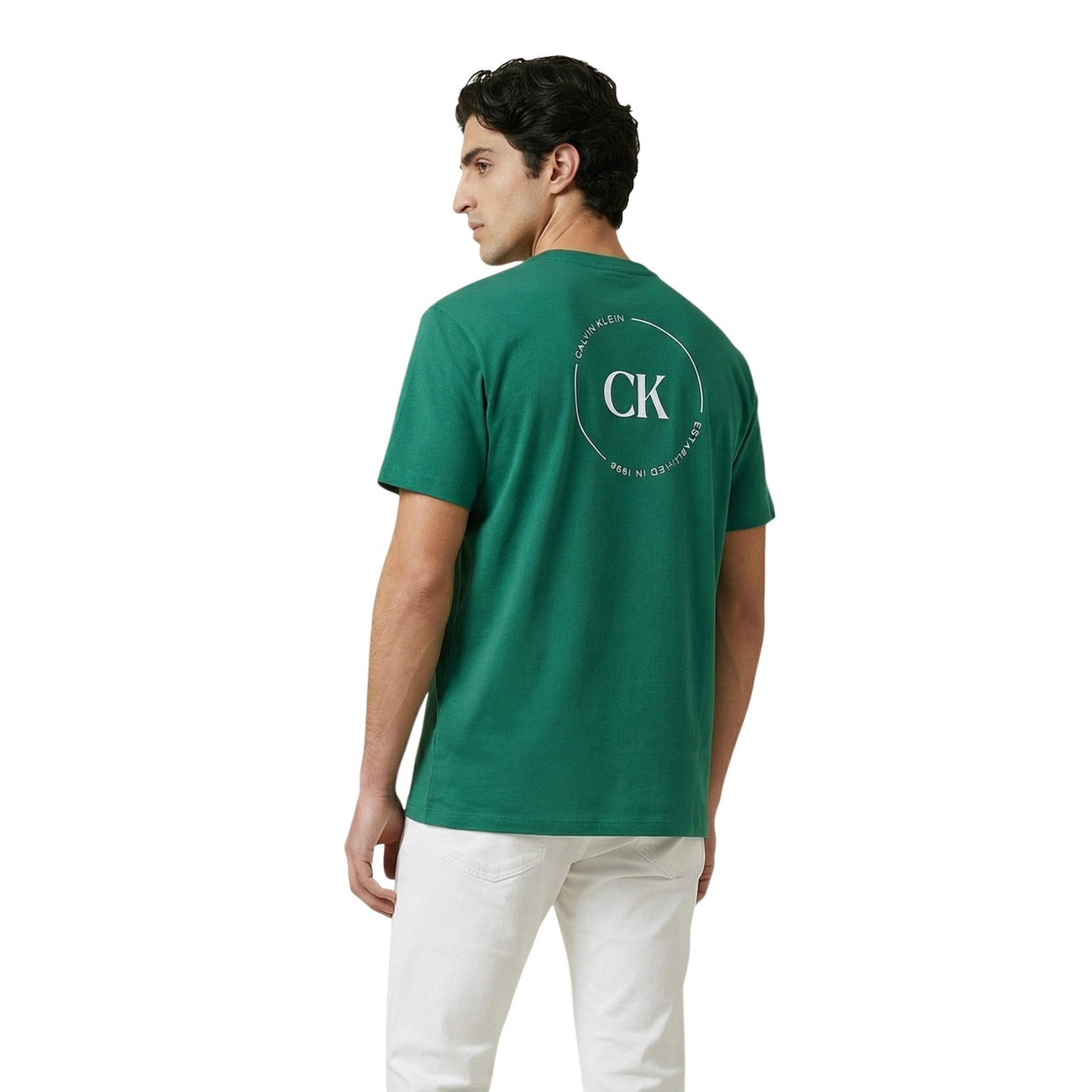 2452645 Calvin Klein Jeans T-Shirt Verde Uomo