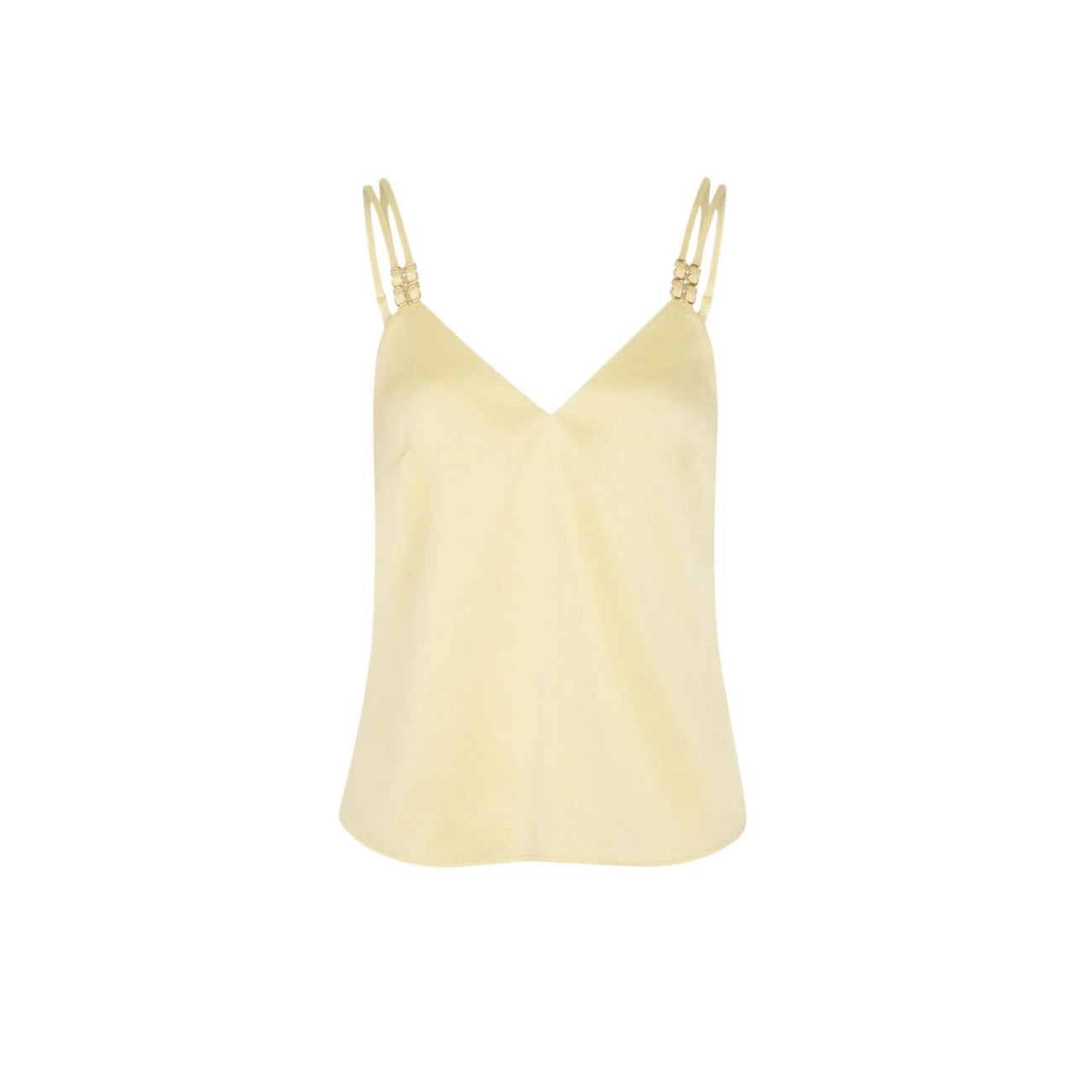 514663 Morgan De Toi Top Giallo Scollo V Donna Primavera/Estate
