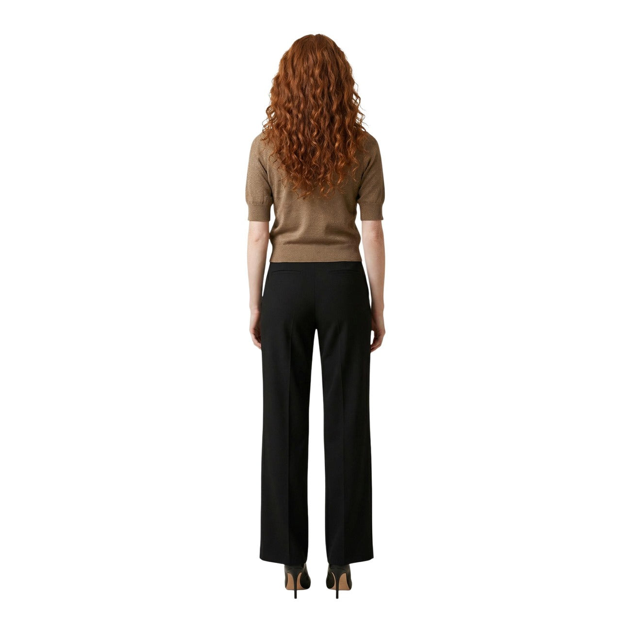 514667 Only Polo Beige Maniche Corte Donna