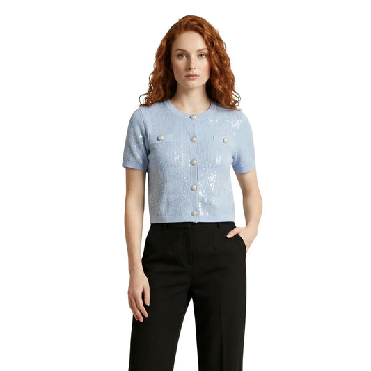 514280 Morgan De Toi Cardigan Azzurro Donna Primavera/Estate