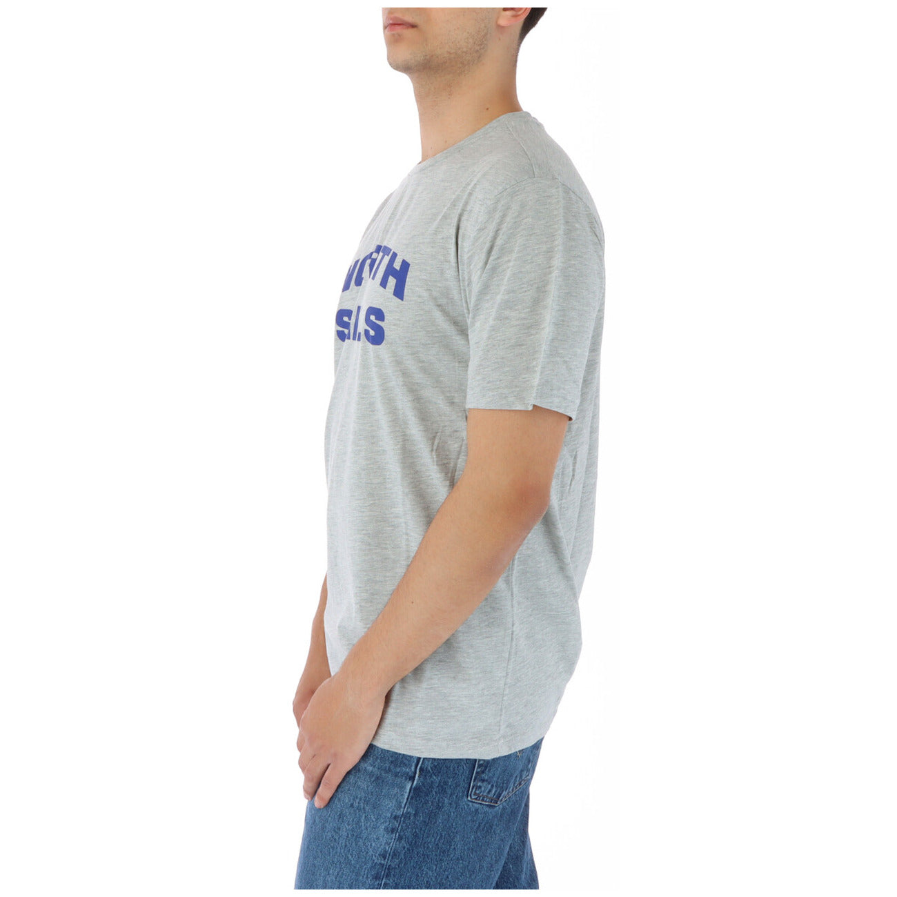 423920 North Sails T-Shirt Grigio Monocromo Uomo