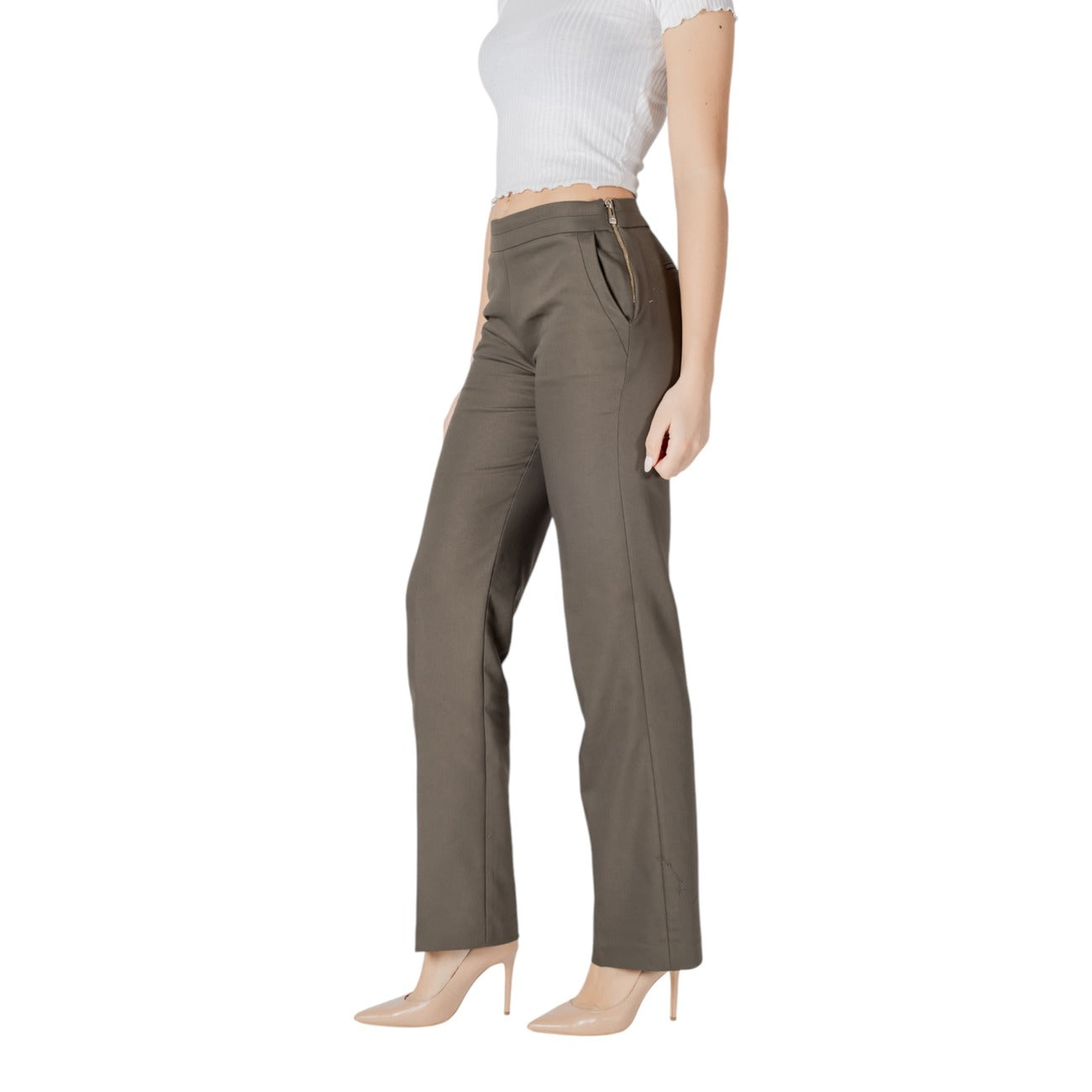 485261 Morgan De Toi Pantaloni Verdi Donna Primavera/Estate
