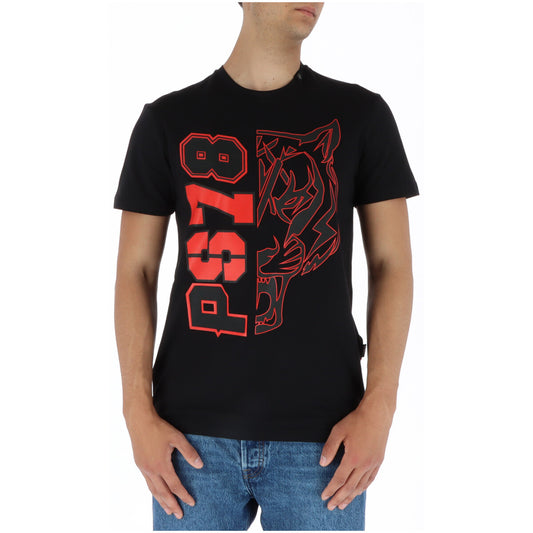443779 Plein Sport T-Shirt Nero Stampa Uomo
