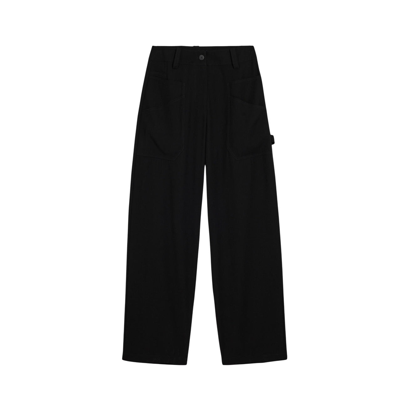 2451026 Desigual Pantaloni Donna Neri Viscosa