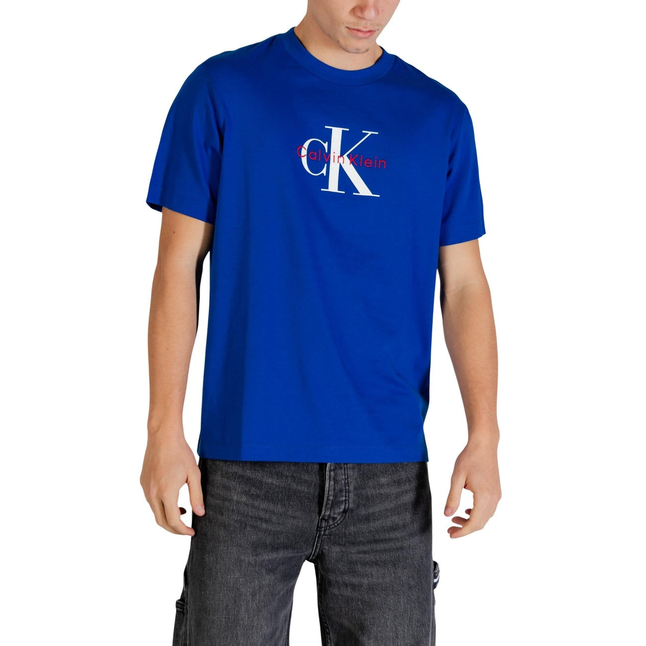 2447242 Calvin Klein Jeans T-shirt Blu Uomo