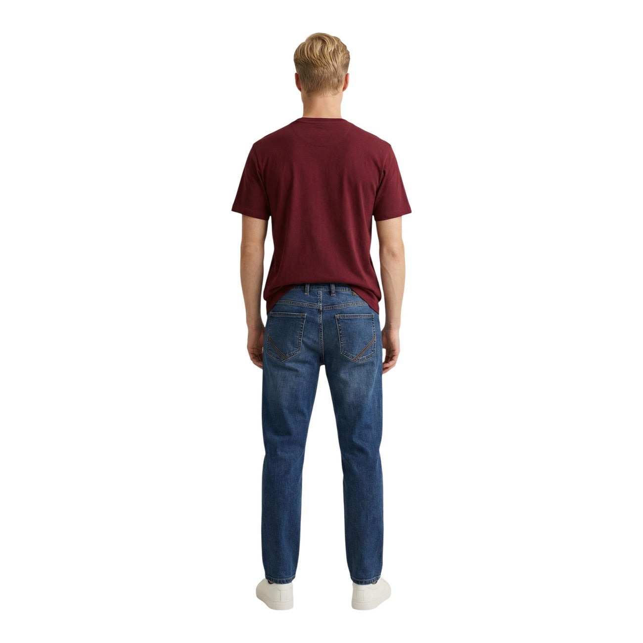 2460681 U.S. Polo Assn. T-Shirt Bordeaux Uomo