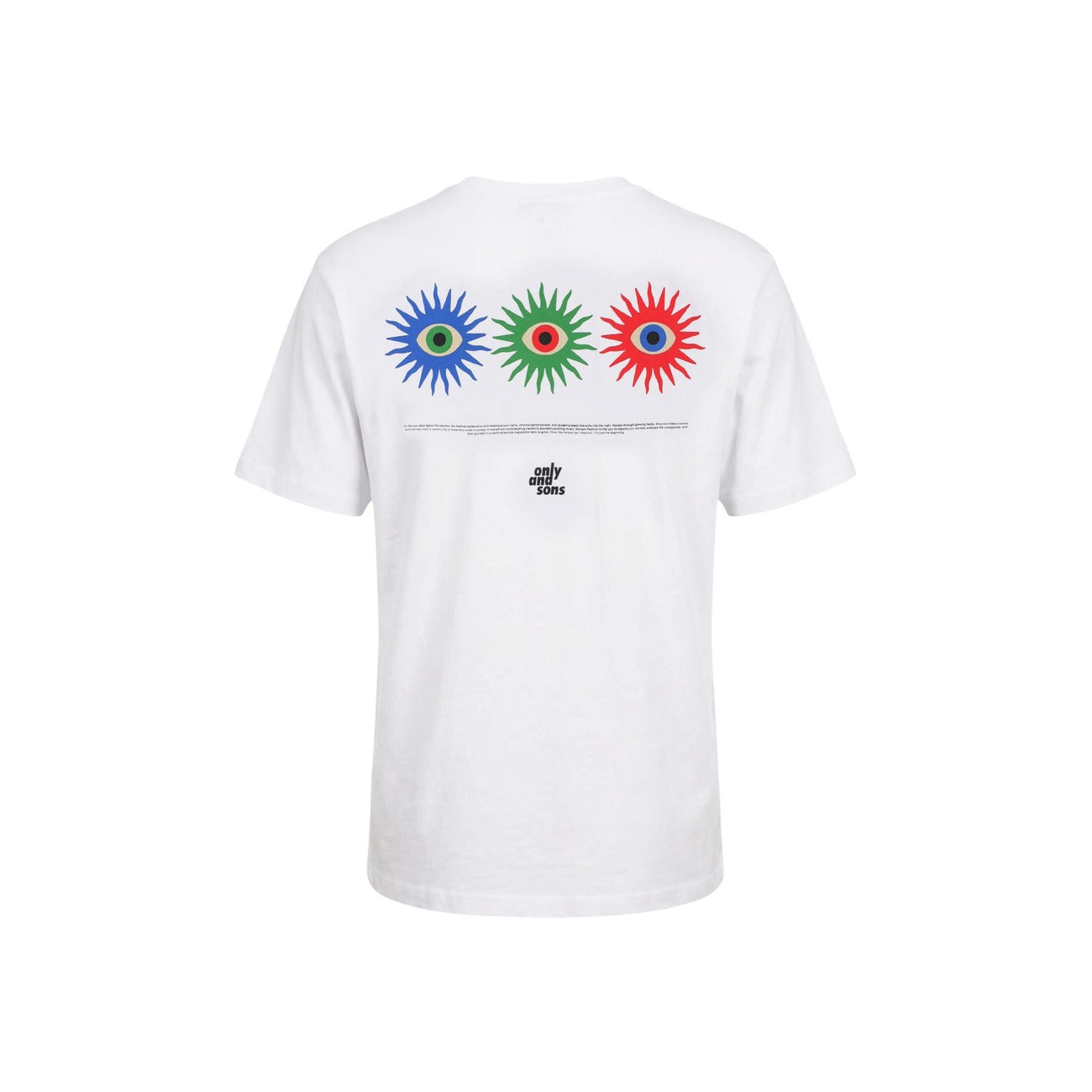 2461159 Only & Sons T-Shirt Bianco Uomo