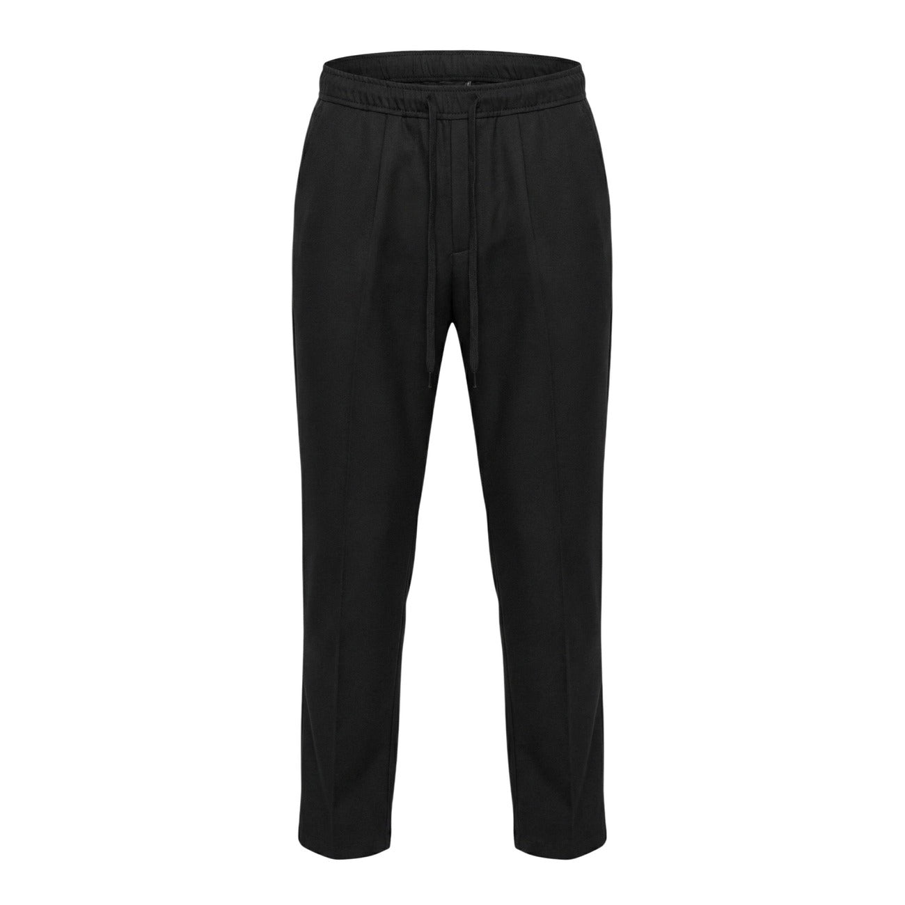 2455568 Gianni Lupo Pantaloni Nero Poliestere Uomo