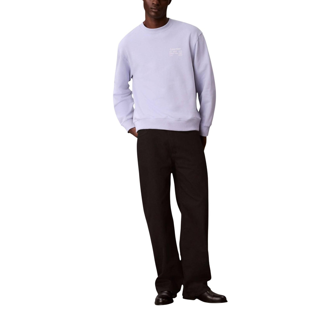 2447056 Calvin Klein Jeans Felpa Lilla Uomo