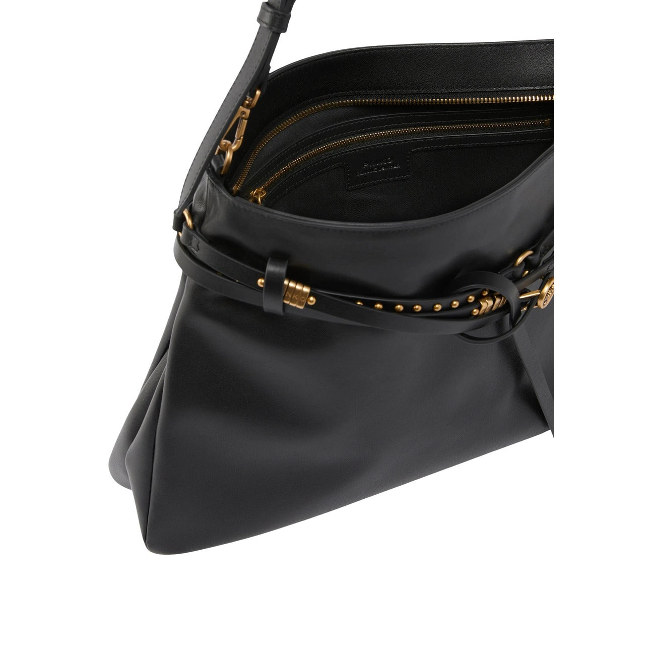 2467674 Pinko Belt Bag Big Vitello Morbido Nero Donna