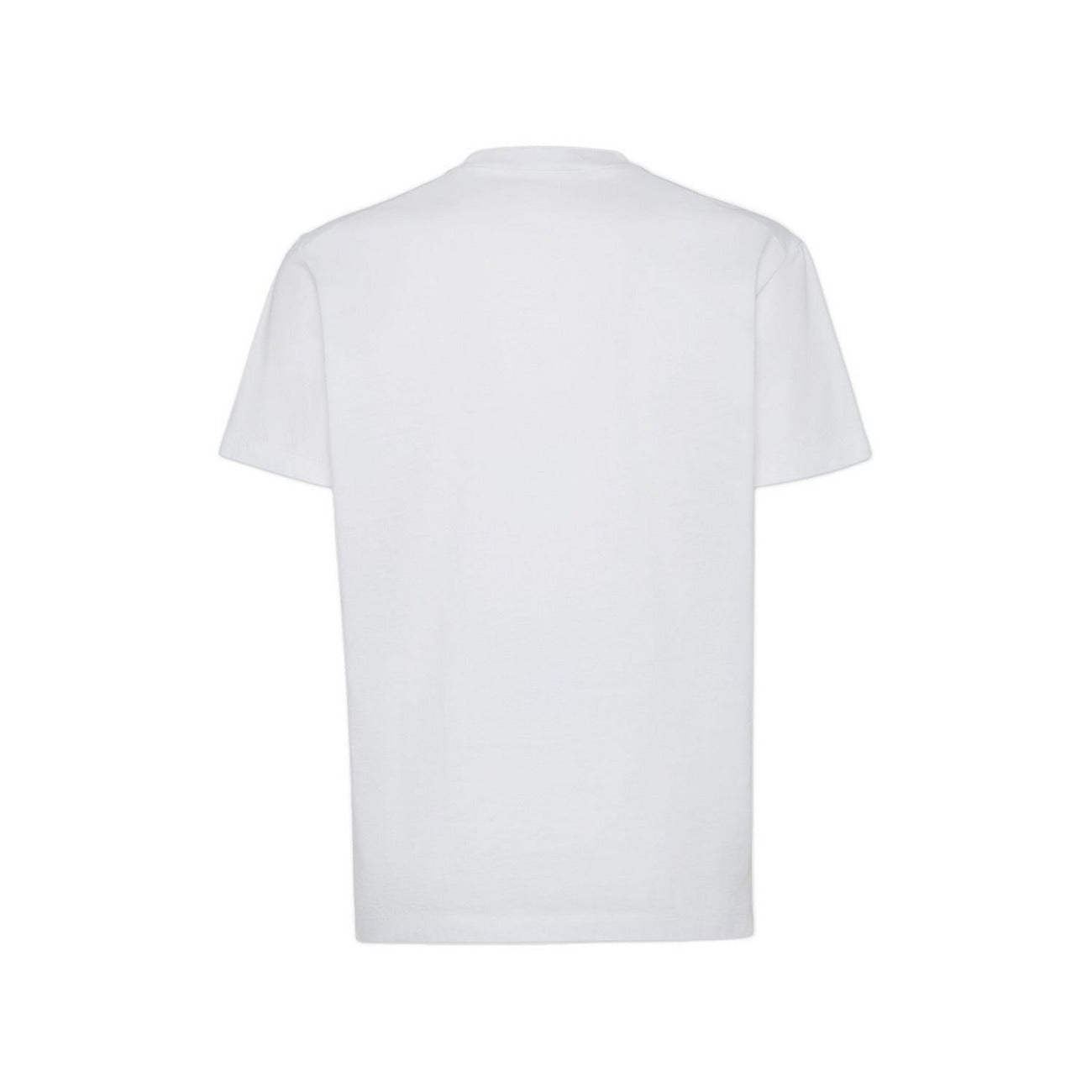 2449634 Dsquared2 T-Shirt Bianca Stampa 100% Cotone Uomo